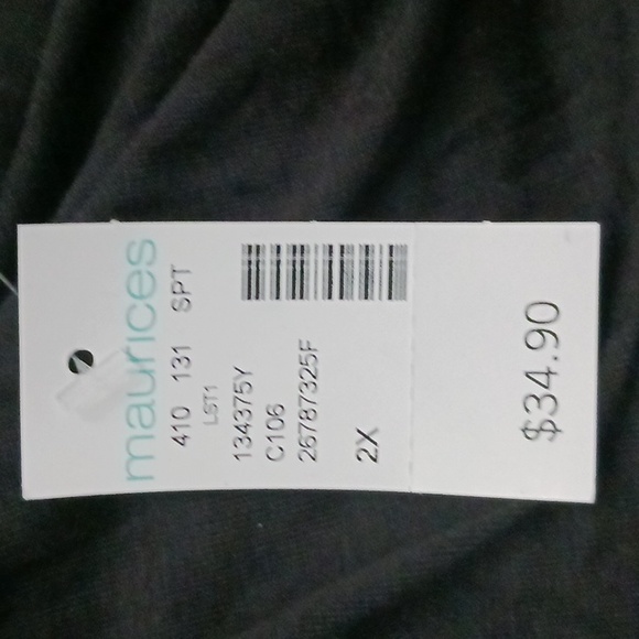 Maurices Black T-shirt Dress - Picture 2 of 2